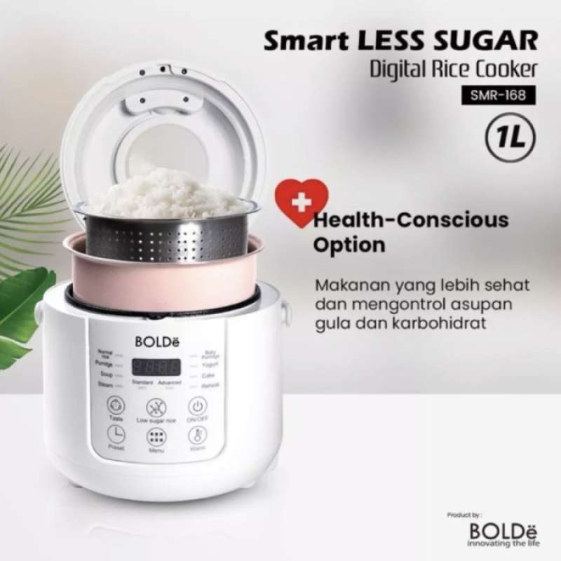 Jual Bolde Smart Less Sugar Digital Rice Cooker 1l Di Seller Satu ...