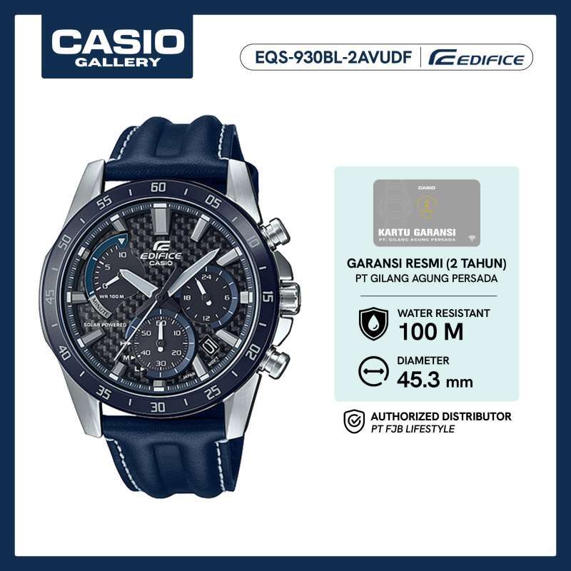 Promo Casio Edifice Jam Tangan Original Eqs-930bl-2avudf Watches