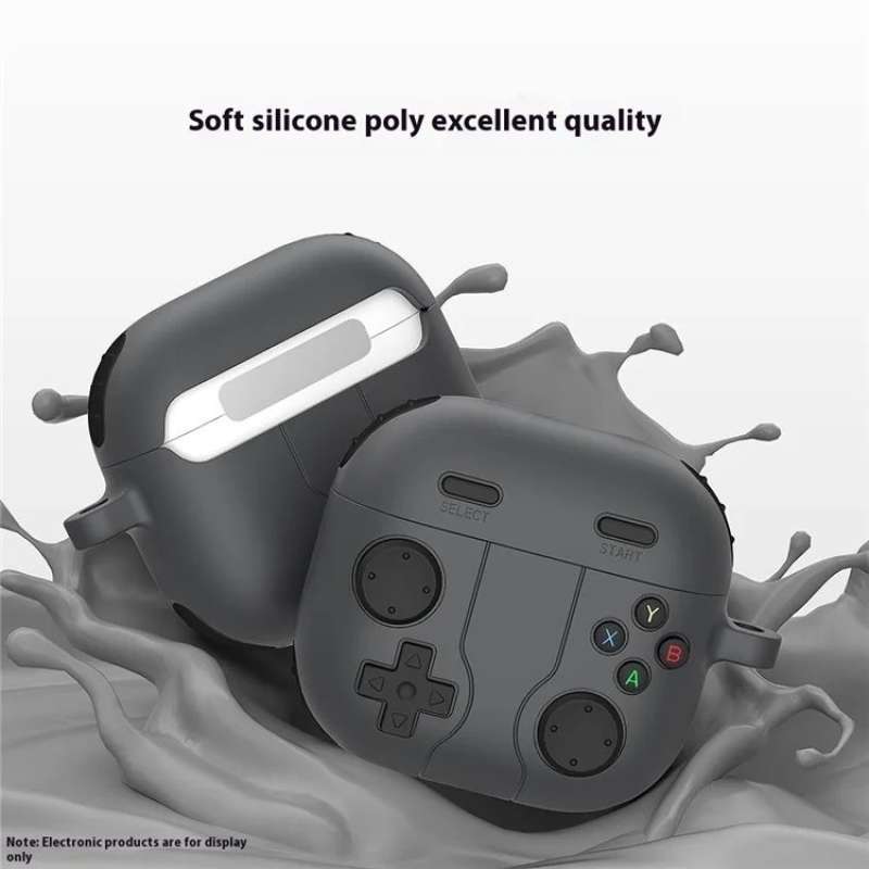Promo Gamepad Silicone Case AirPods 4 With Keychain - Casing Tws Apple ...
