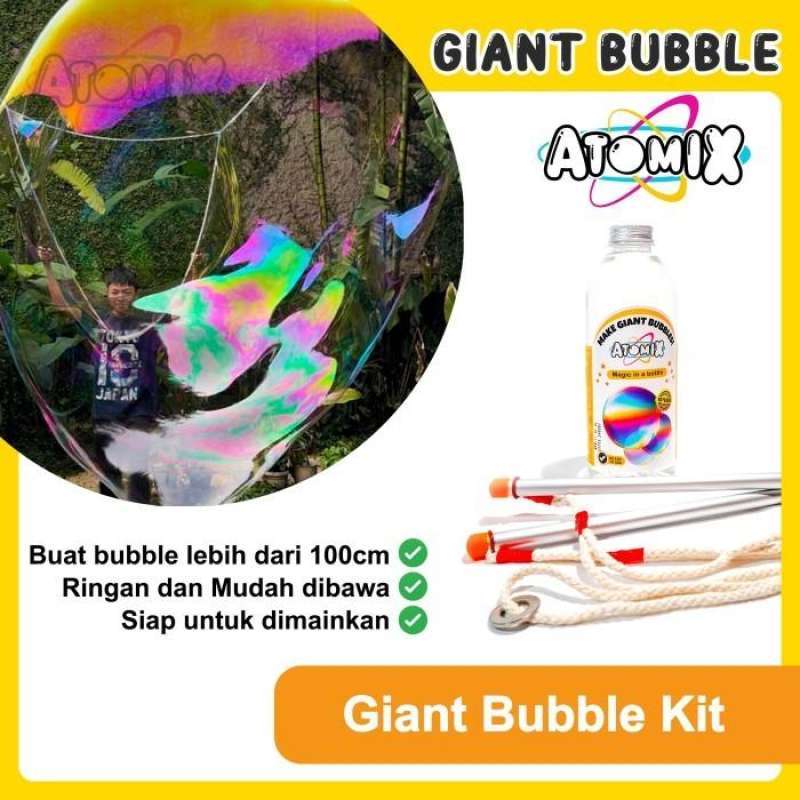 Promo Atomix Giant Bubble Starter Kit - Paket Pemula Balon Sabun ...