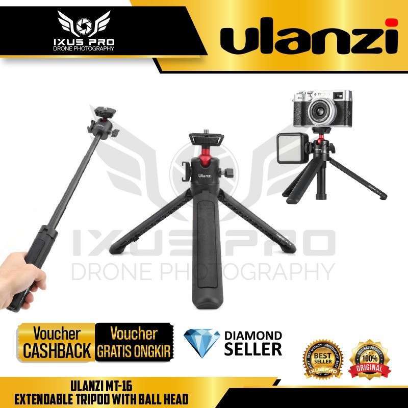 Ulanzi MT-16 Extendable Tripod with Ball Head