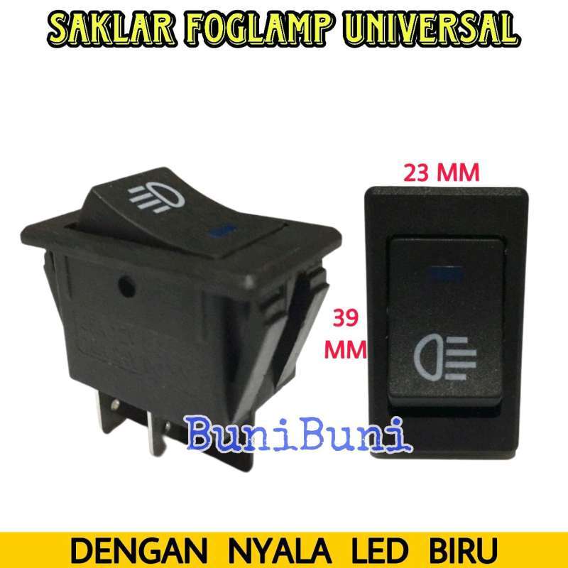 Jual Saklar Lampu Kabut Model Piano / Switch Lampu Foglamp Mobil 4 Pin ...