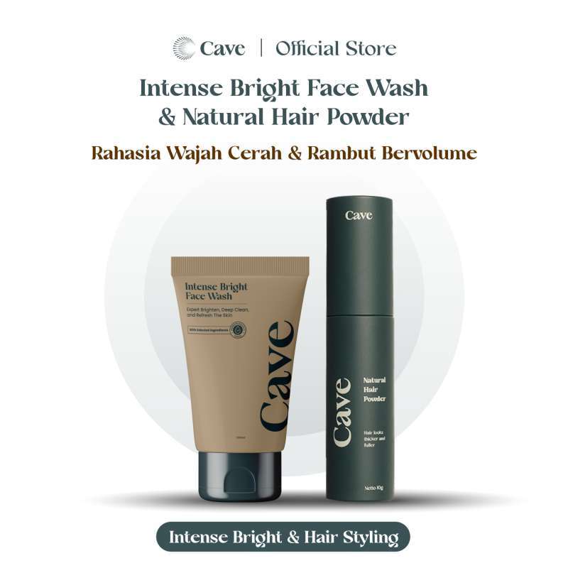 Promo Cave Intense Bright Face Wash & Hair Powder Diskon 23% Di Seller ...