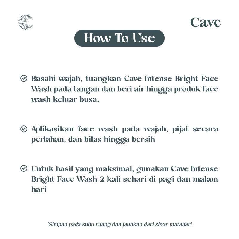 Promo Cave Intense Bright Face Wash & Hair Powder Diskon 23% Di Seller ...