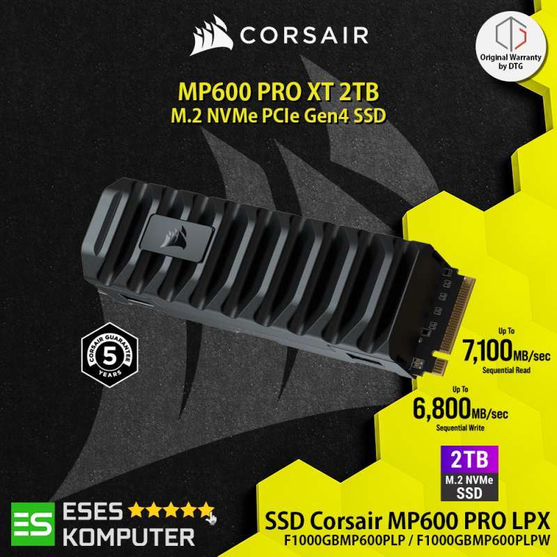 SSD Corsair MP600 PRO XT NVMe PCIe Gen4 x4