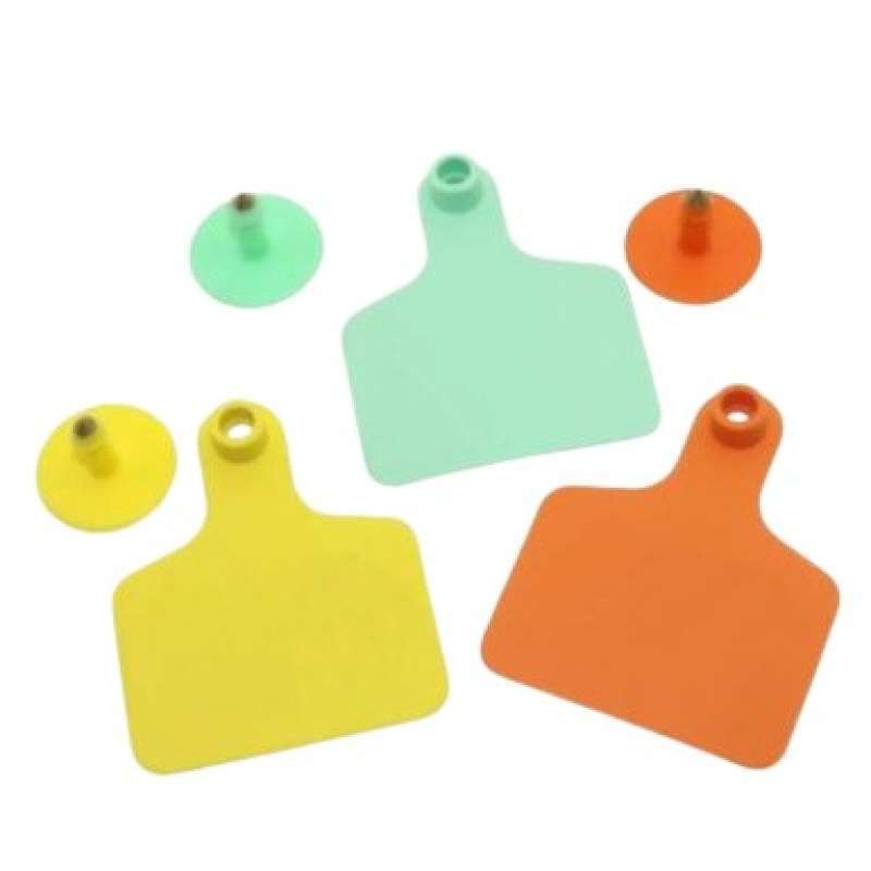 Jual Ear Tag Eartag Polos Ukuran Large 6x7cm Untuk Babi Sapi Kerbau ...