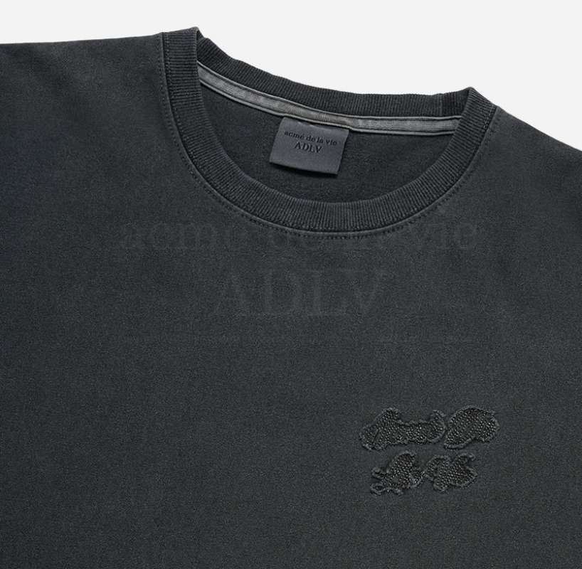 Jual Adlv Applique Logo Pigment Short Sleeve T-shirt Acme De