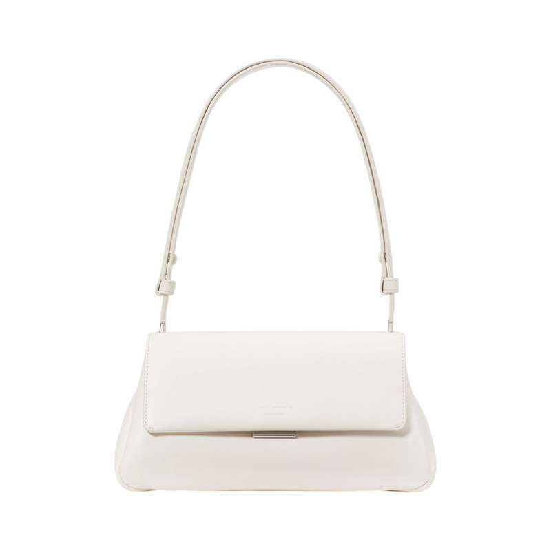 Kate Spade Grace Fine Grained Leather Shoulder Bag Cream