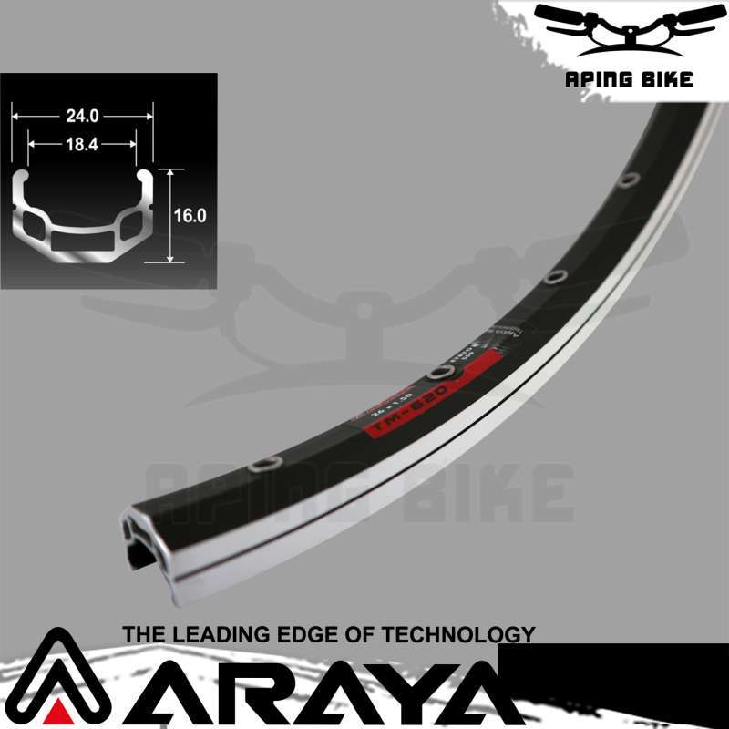 Promo Velg Alloy Araya Tm-620 26 Inch Rims Untuk Sepeda Fixie Roadbike ...