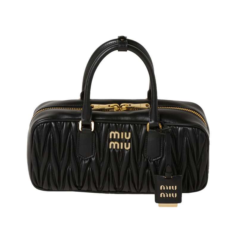 Jual Miu Miu Arcadie Matelasse Nappa Leather Bag Black Di Seller