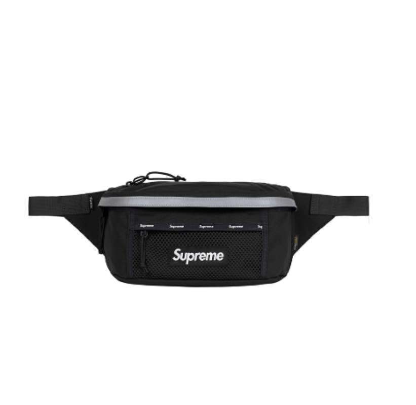 Supreme FW24 Waist Bag Black 100% Original Guaranteed
