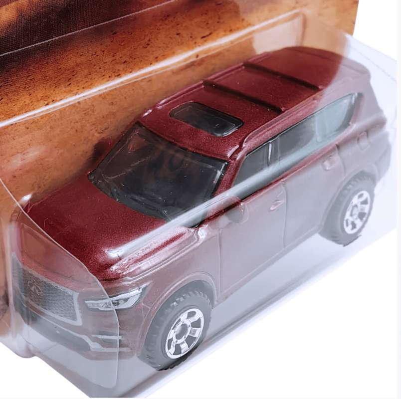 Matchbox 2022 Infiniti QX80 Modellauto 1:64, Grau – Detailliertes Sammlerstück, Druckguss, Ca. 7,6 Cm