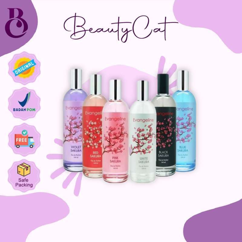 Evangeline Parfum Wanita Series Sakura 100ml Eau De Parfume Cewek Tahan  Lama Minyak Wangi