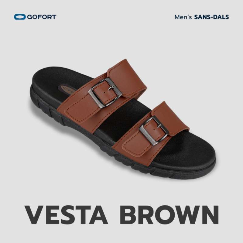GOFORT VESTA Sandal Birkins Pria Slop Empuk Casual