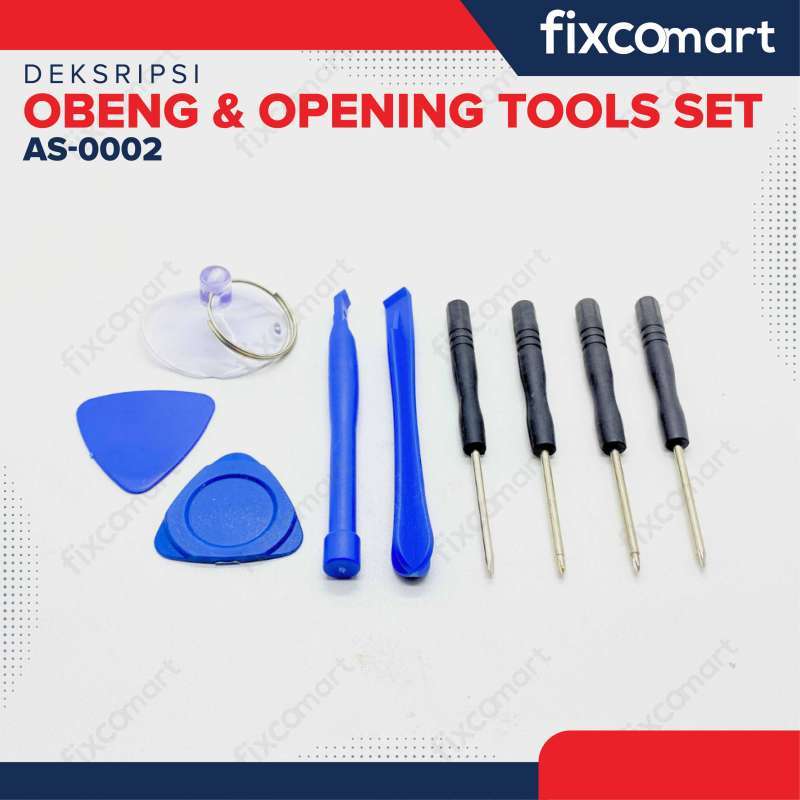 Promo Fixcomart Obeng & Opening Tools Set - Obeng Set iPhone ...