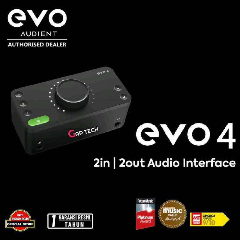 Jual Evo Audient Evo 4 / Evo4 2in - 2out Audio Interface / Soundcard ...
