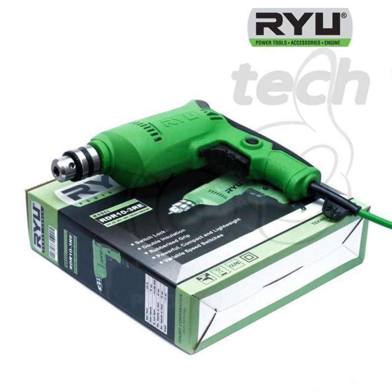 Promo Mesin Bor Listrik Electric Drill 10mm 370w Ryu Rdr 10-3 Re Diskon ...