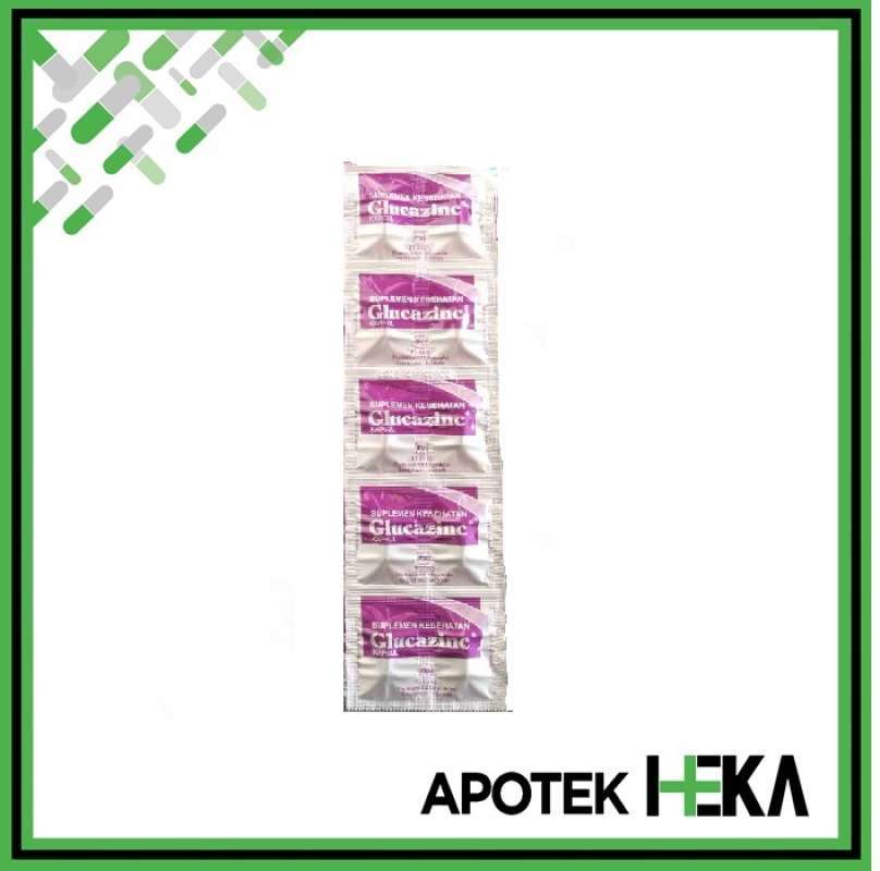 Glucazinc Strip isi 10 Kapsul