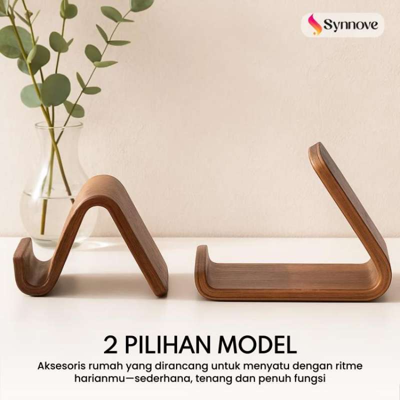 Stand Holder Hp Meja Wooden Phone Holder Stand Handphone Sandaran Dudukan  Hp Ponsel Kayu