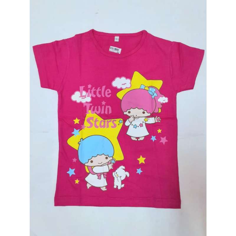 Jual Rain Tshirt Little Twin Star Baju Kaos Atasan Anak Perempuan
