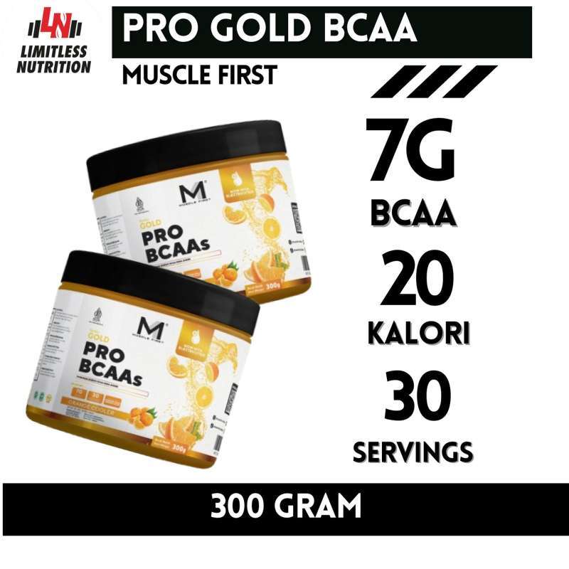 Jual M1 Muscle First Pro Gold Bcaa 300g Musclefirst Suplemen Muscle ...