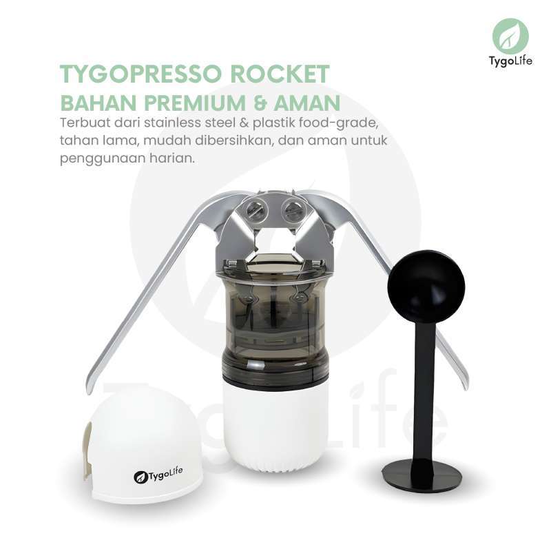 Promo Tygopresso Rocket Portable Espresso Maker Manual Alat