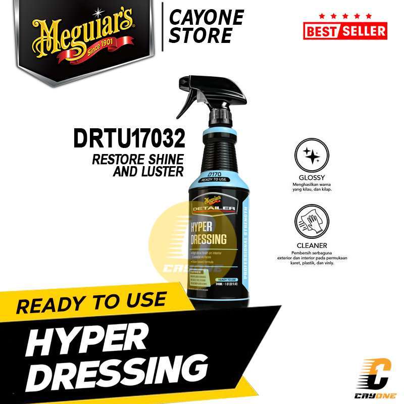 Jual Meguiars Meguiar's Hyper Dressing 946 Ml - Pengkilap Ban Dashboard  Mobil Di Seller Cayone - Cayone - Kota Jakarta Barat | Blibli