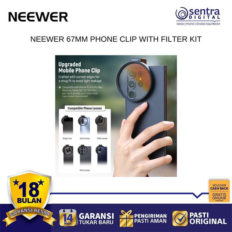 Jual Neewer 67mm Phone Camera Filter Kit Cpl Nd32 Star Circular ...