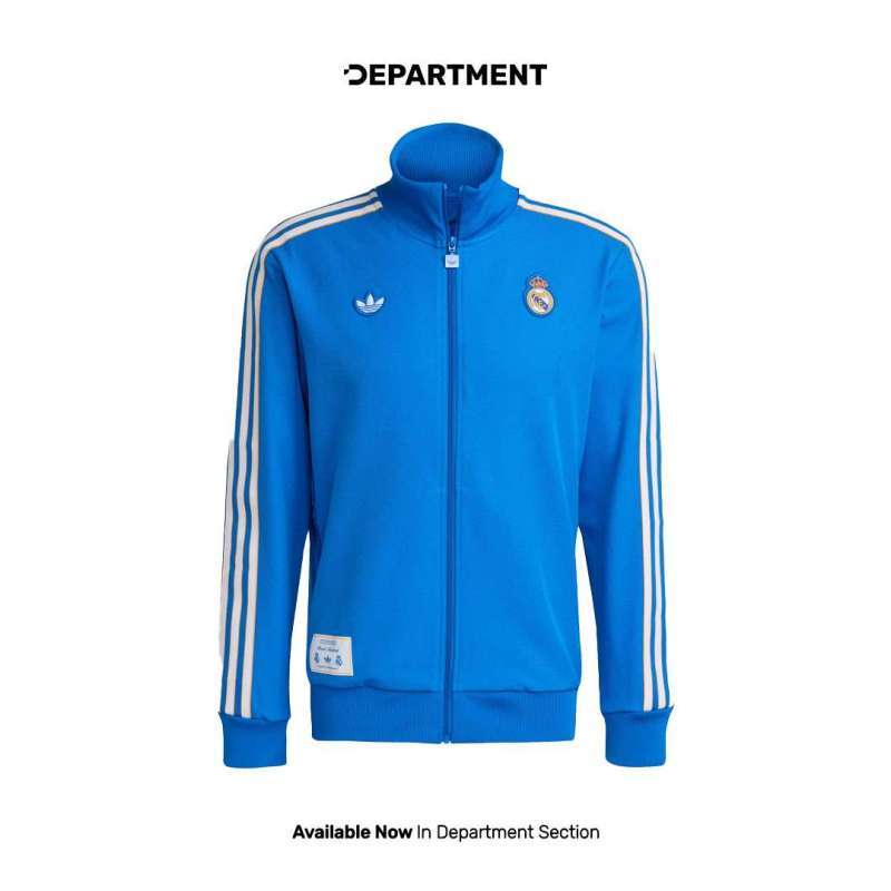 Jaket Bola Pria ADIDAS REAL MADRID TERRACE ICONS JN3058 ORIGINAL