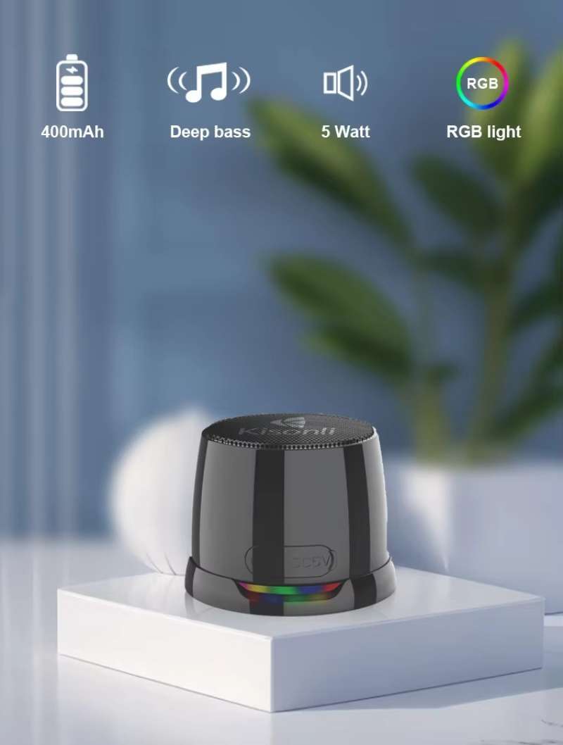 Promo Kisonli C100 Magnetic Speaker Bluetooth Portable Rgb Mini Bass ...