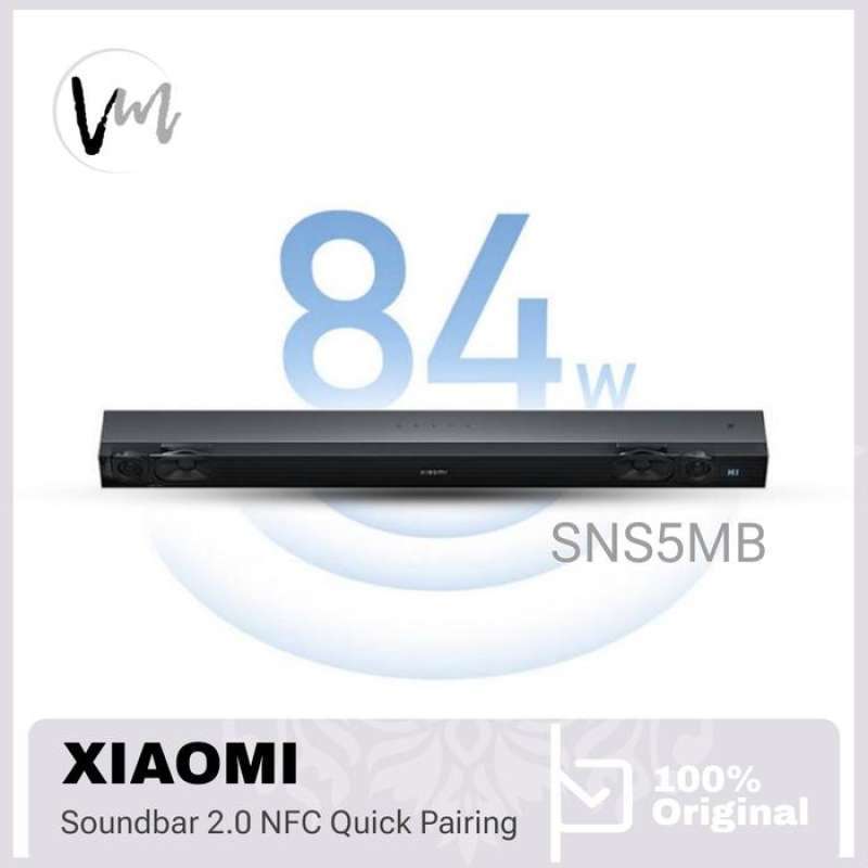 SOUNDBAR BLUETOOTH CHANNEL 84W MI SPEAKER TV HOME THEATER, NFC, HDMI  ARC, OPTICAL, COAXIAL, BASS