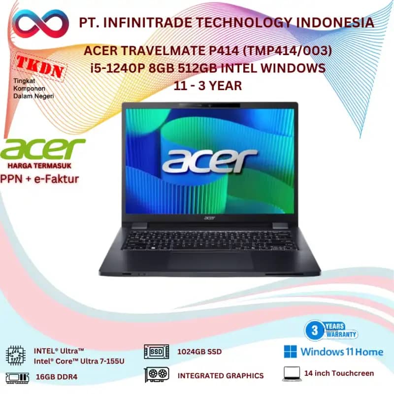 Acer Travelmate Core I 5 RAM 8 - 🔥 Harga & Spesifikasi Terbaru