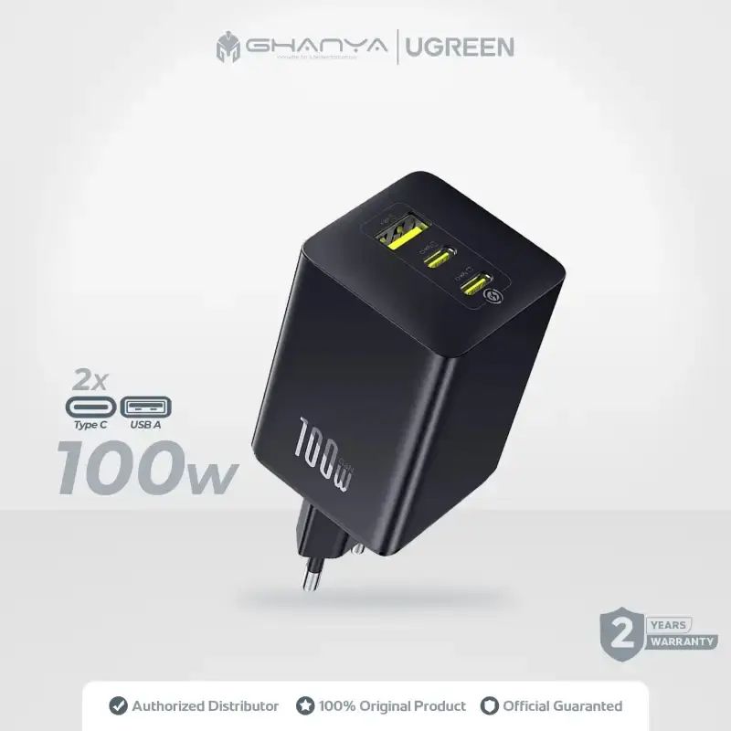 Jual Baseus Adaptor Kepala Charger Gan Enerfill Fe11 Dual Type C USB ...