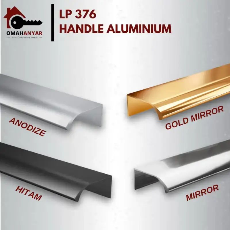 Lp 376 Jual 1 Ikat Frame Aluminium Handle Lemari Sliding Huben Lp-375,376 ...