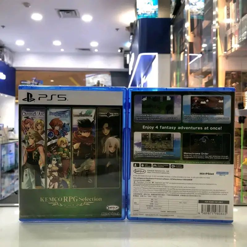KEMCO RPG SELECTION VOL. 4 Pour PS4 – Version Japonaise, Jeu En Anglais – Neuf Sous Blister
