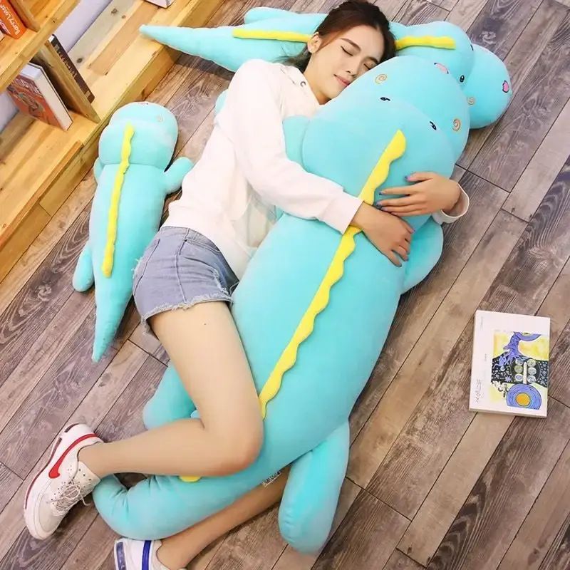 Promo [promo Funa] Boneka Guling Buaya Dinosaurus Ukuran 60cm Bahan ...