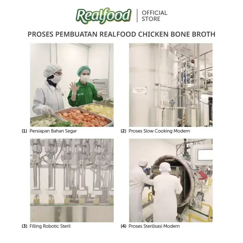 Promo Realfood Momiku Bio Broth I Chicken Bone Broth Salted Rasa Soto ...