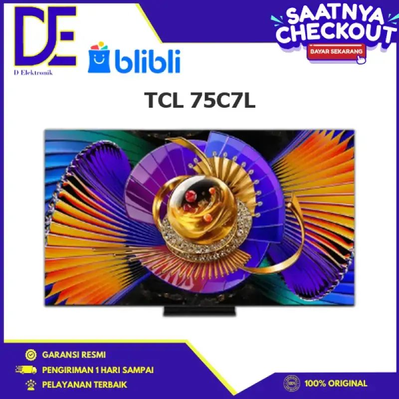 Jual Tcl 75c7l Google Tv 75 Inch Sqd mini Led Tv 4k Uhd 144hz 75c7l C7l jual-tcl-75c7l-google-tv-75-inch-sqd-mini-led-tv-4k-uhd-144hz-75c7l-c7l
