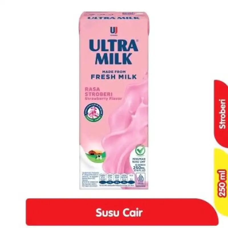 Esse Rasa Strawbery Jual Susu Uht Ultra Rasa Strawbery 250ml 1 Dus Isi 24pcs Di Seller ...