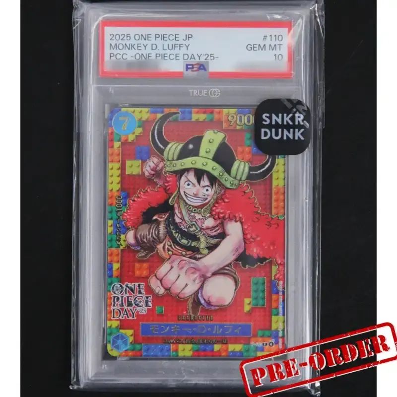 Jual One Piece Card P-110 Psa10 Monkey D. Luffy One Piece Day 2025