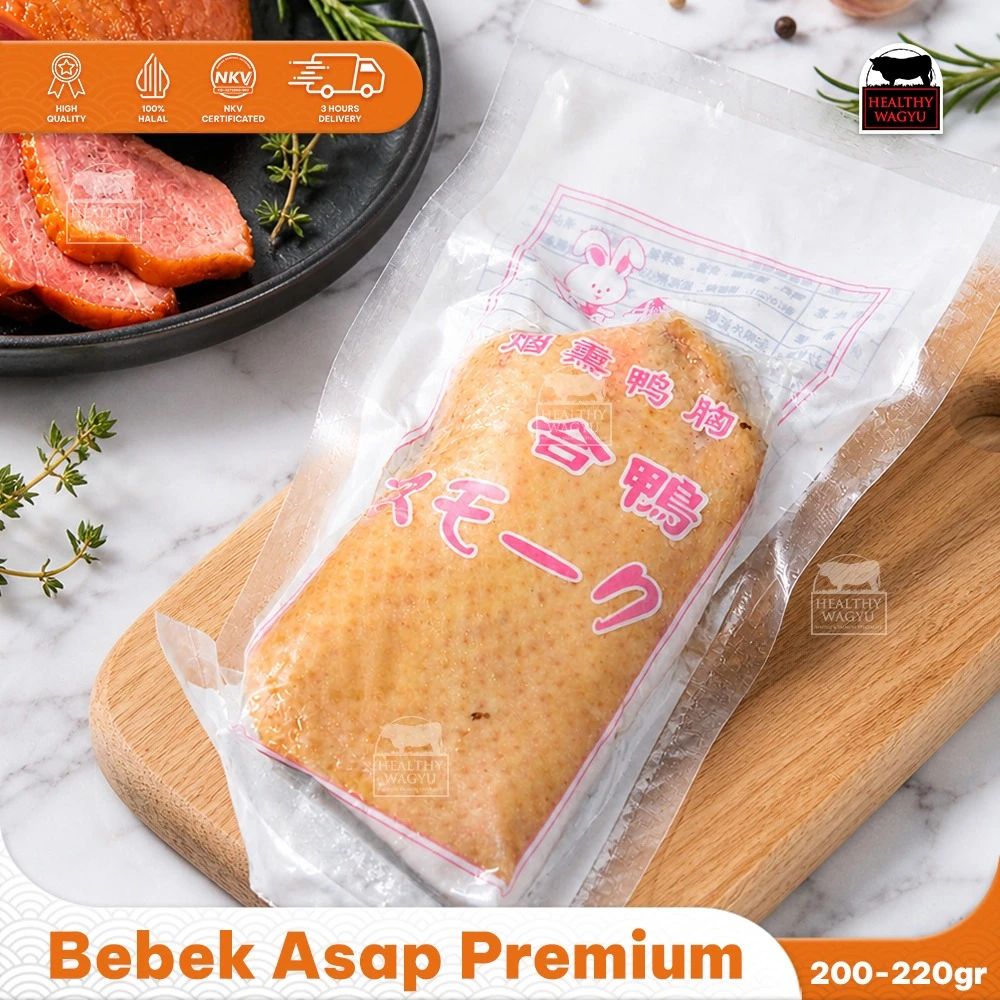 Jual Bebek Asap Premium 200-220gr | Smoked Duck Gurih Smoky | Siap ...