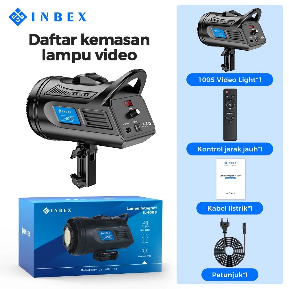 Promo Original Inbex Il-100s Lampu Softbox Lighting Studio Pencahayaan ...