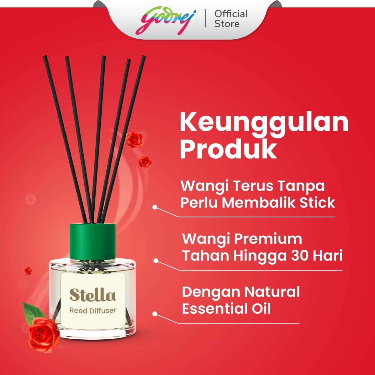 Jual Stella Reed Diffuser Set - Rosewood Harmony X2 Di Seller Godrej ...