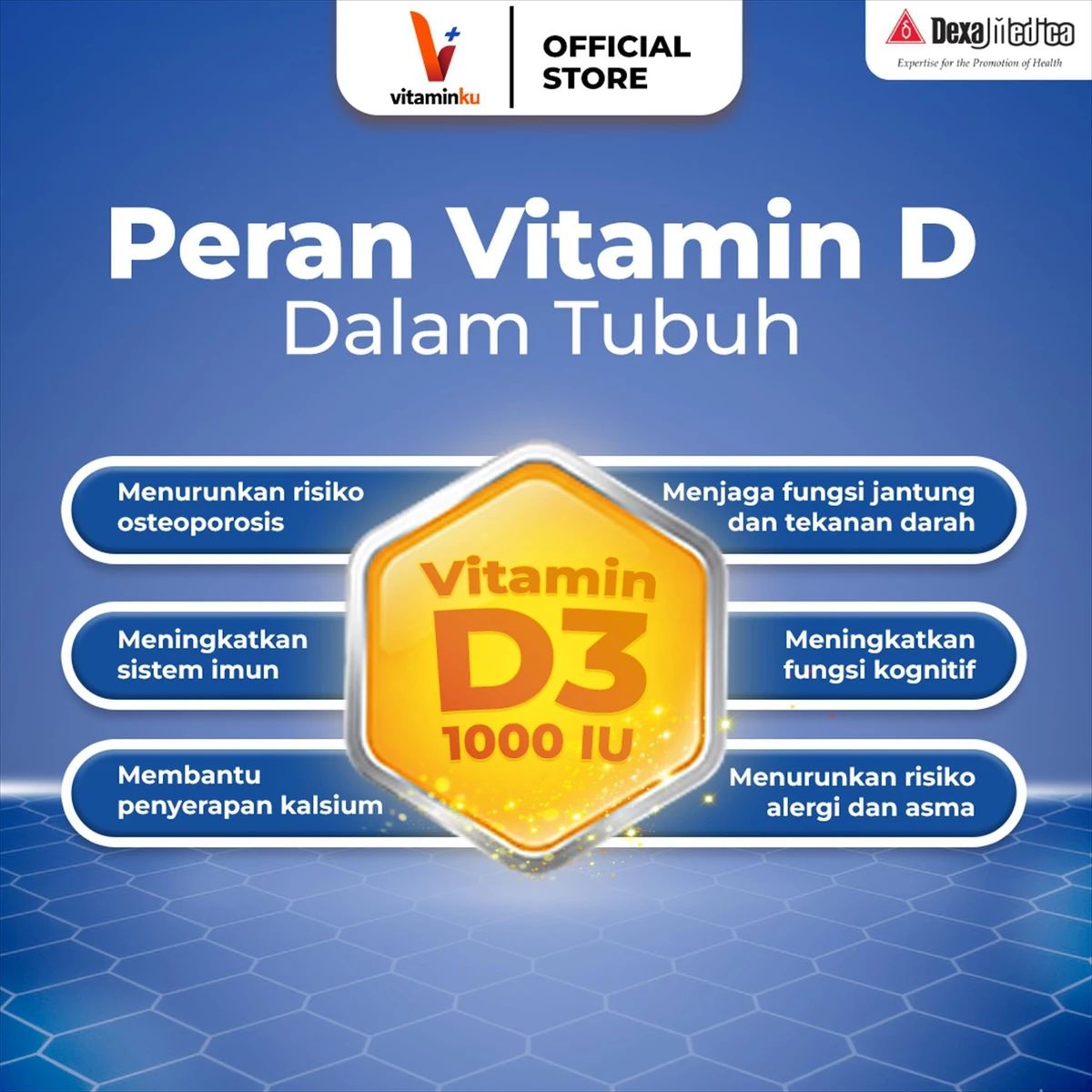 Jual Oxyvit Suplemen Vitamin D3 1000iu Blister 1 Box Isi 50 Softgel ...