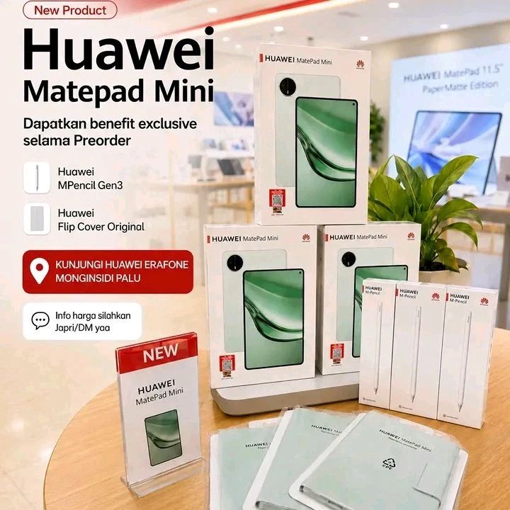 Jual HUAWEI Matepad Mini 12/256gb Ultra Thin Tablet 8.8 Inch Di