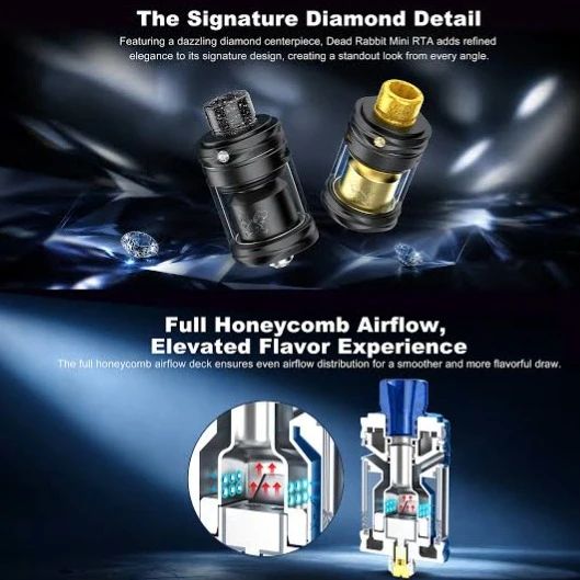 Top Merk Rokok Jual Atomizer Vape Dead Rabbit Mini Rta Single Coil 23.5mm Authentic By ...