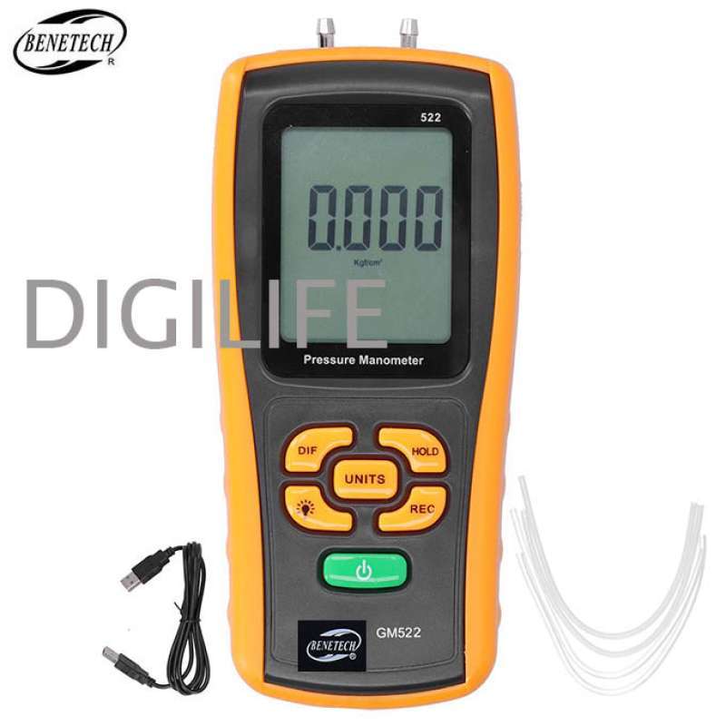Jual Manometer Benetech Gm522 Air Pressure Gauge Gm 522 Differential jual-manometer-benetech-gm522-air-pressure-gauge-gm-522-differential