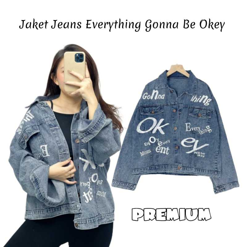 Jual Jaket Jeans Wanita Everything Be Okey Style Korean Di Seller Argoolshop Pademangan Timur Kota Jakarta Utara Blibli