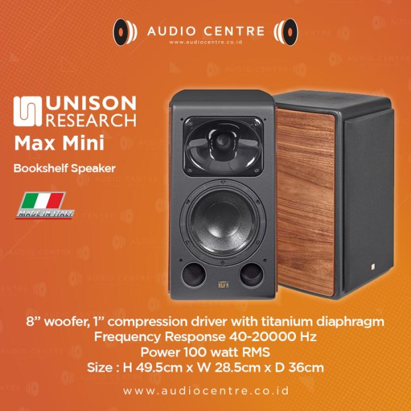 Jual Unison Research Max Mini Bookshelf Speaker / Max Mini Di Seller