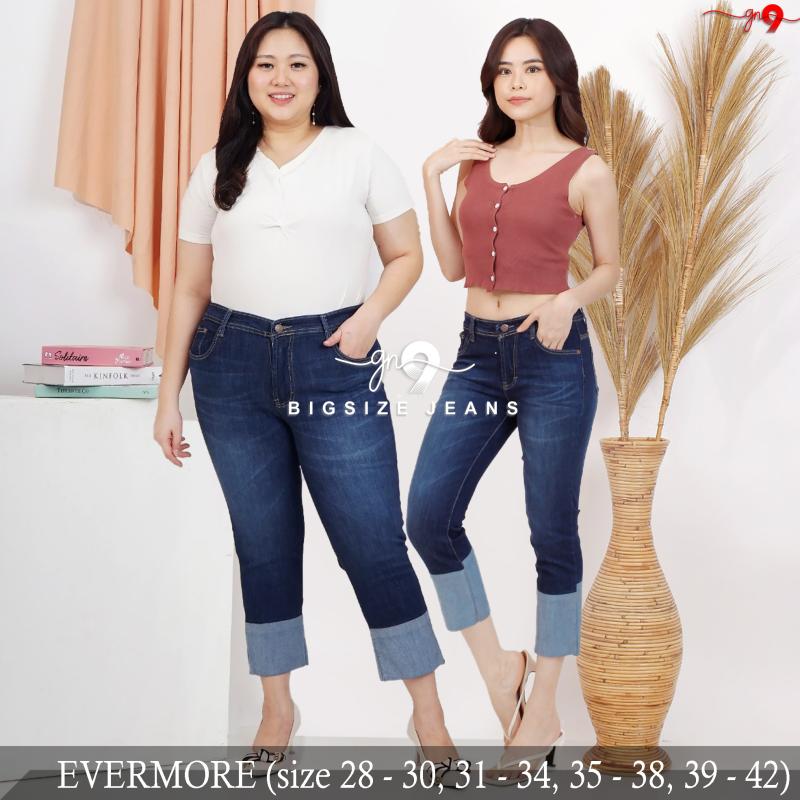 Celana Jeans Mom Jeans Brand Celana Jeans Wanita Evermore Over